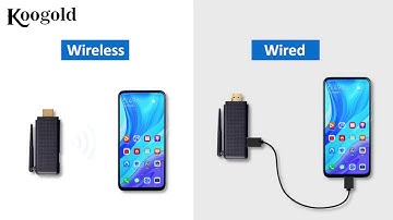 Koogold C18 Miracast DLNA Airplay USB To HDMI Wired & Wireless Display TV Dongle
