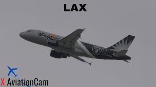 LAX | Plane Spotting Departures on Runway 25 L #aviation