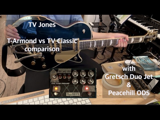 I like Gretsch Duo Jet and TV Jones pickups - YouTube