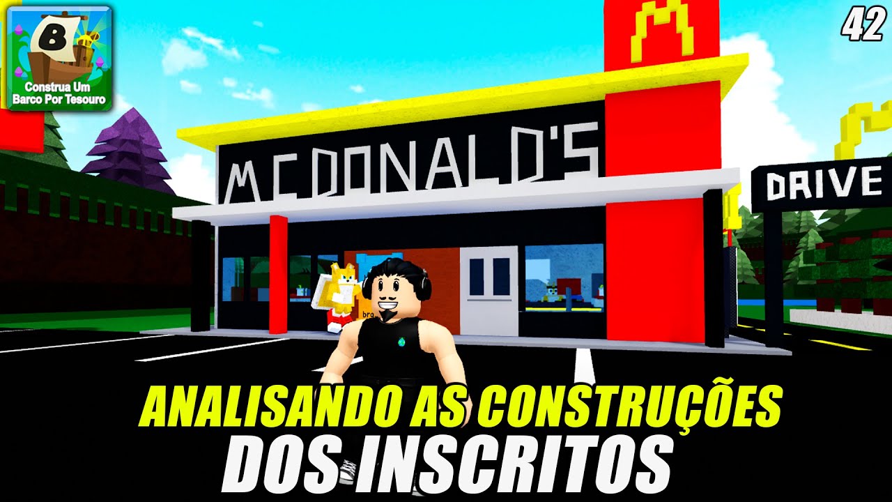 BARCOS BIZARROS DOS INSCRITOS! Pt.11 [CONSTRUA UM BARCO POR TESOURO] -  ROBLOX 