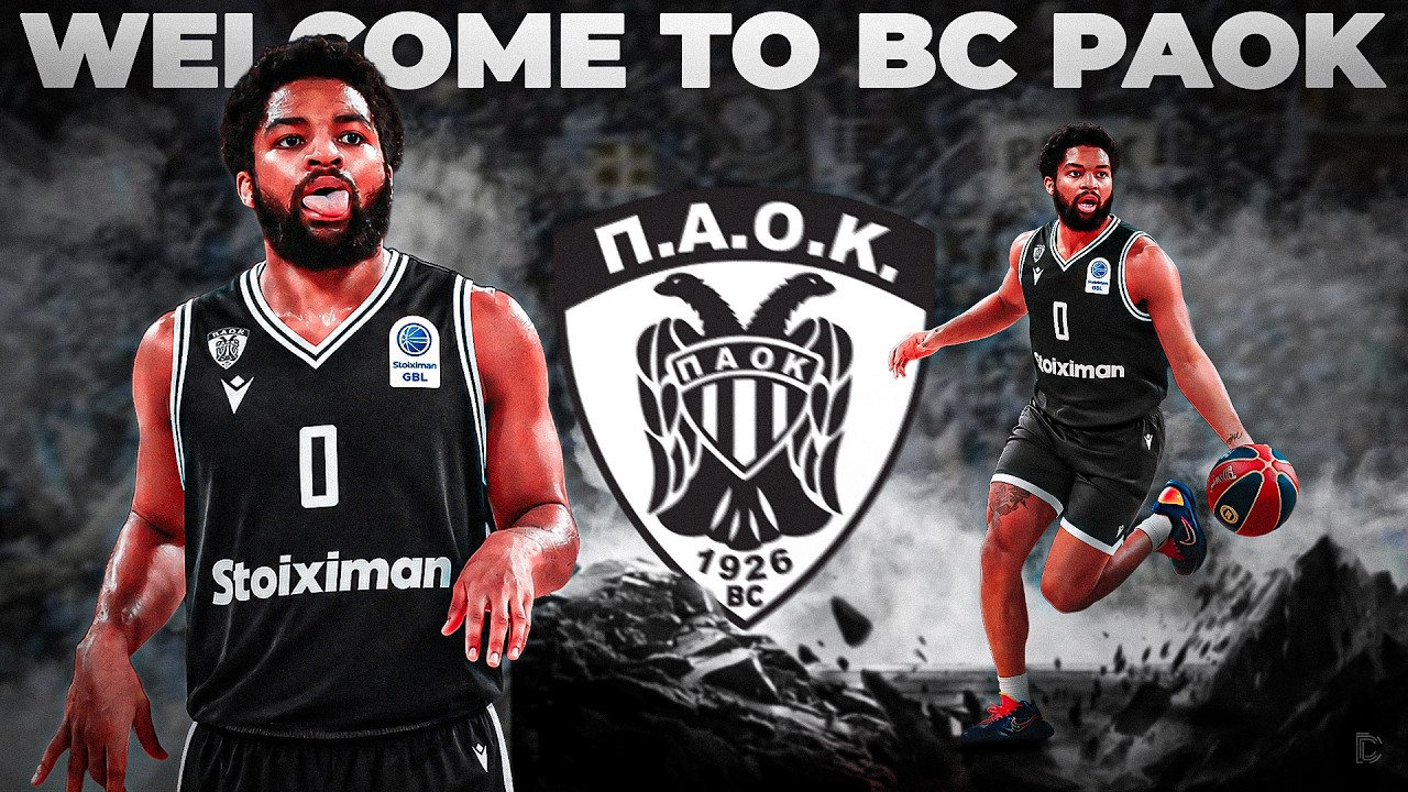Trevor Hudgins 🔥 Welcome to PAOK 🖤🤍 2025-26 Highlights | PAOK COMMUNITY X DimcheHoops