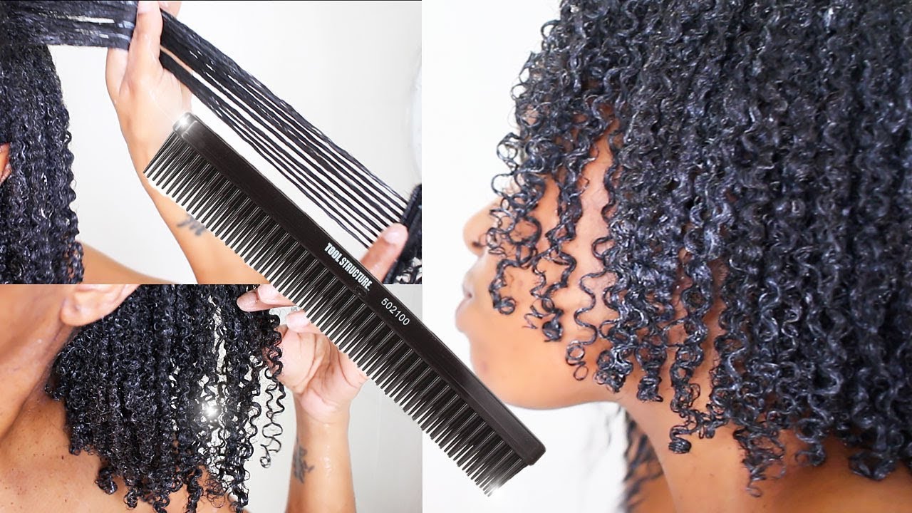 3 Row Comb Wash Go Natural Hair Youtube