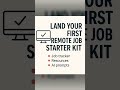 Land Your First Remote Job + Free ChatGPT Cheatsheet (Beginner Friendly!)