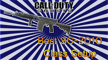 Cod Ghosts - SC 2010 Best Class Setup !
