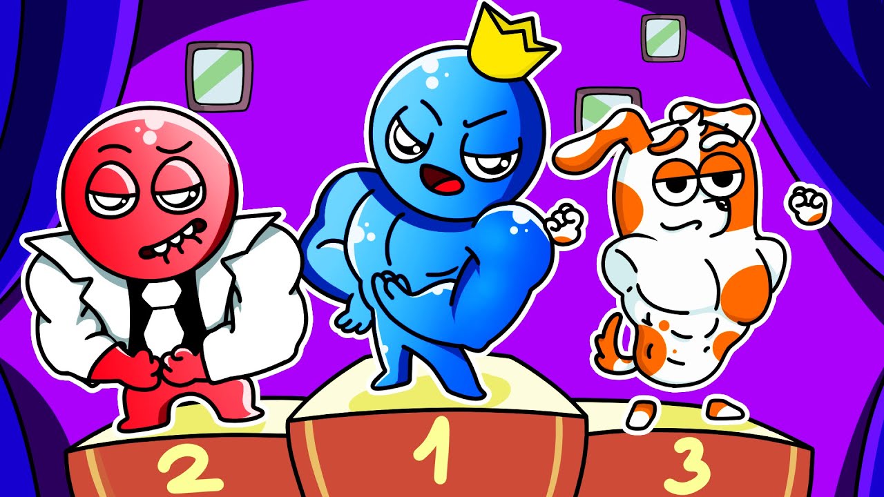 New Animation | RAINBOW FRIENDS | Oops! Fitness Challenge! Who Will Win? 💪🏆 Hoo Doo Super - Pup