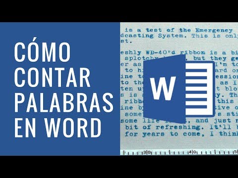 Video: 4 formas de contar el recuento de palabras en Microsoft Word