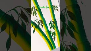 How to paint bamboo plant #shorts #plants