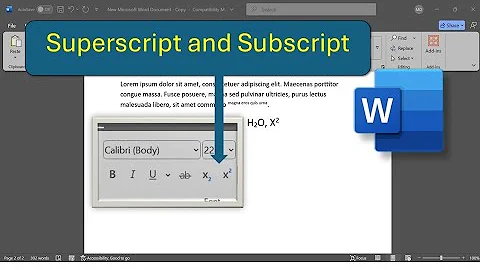 Subscript and superscript in ms word|subscript shortcut key|superscript shortcut key