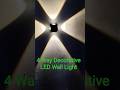 4 Way Decorative LED Wall Light fitting #lights #electrical #shorts #shortsfeed #short