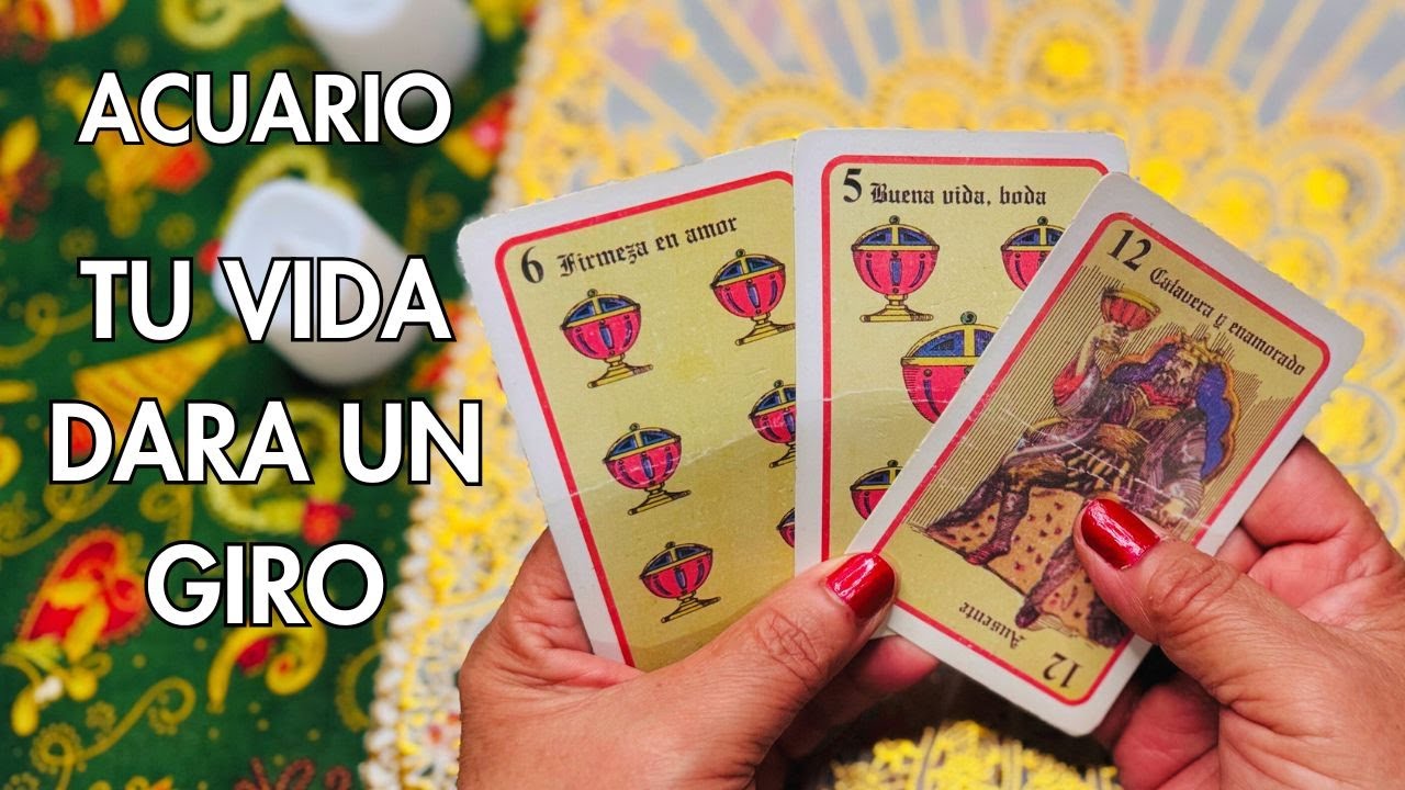 Acuario - Tu vida dará un giro - 11 De Diciembre De 2024 - YouTube