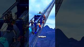 China's Incredible Technology! A Bridge Above the Clouds! #technology #trending #shorts