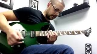 Drill #51 - Paul Gilbert Style String Skipping Legato Guitar Lick