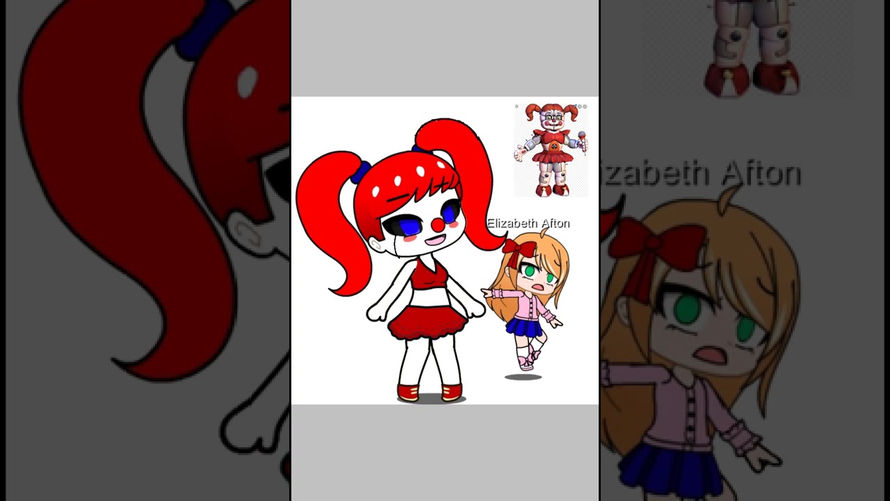 picture Elizabeth Afton Circus Baby Gacha Life circus baby and elizabeth afton gacha