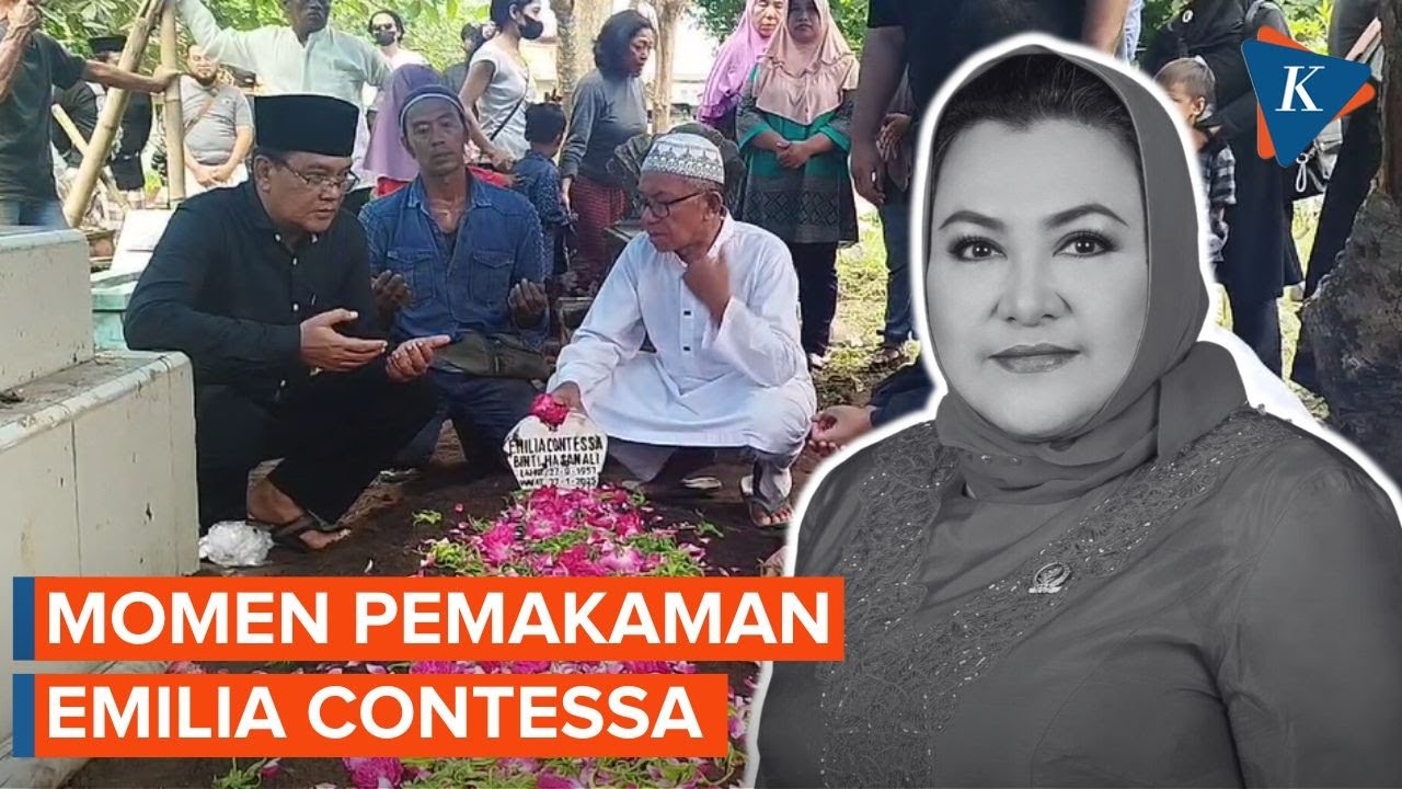 Momen Pemakaman Emilia Contessa, Dimakamkan Dekat Ayah dan Ibunya