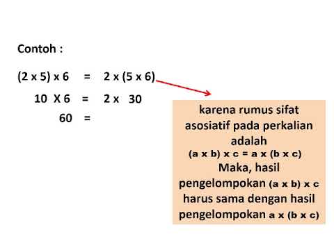 Sifat Sifat Operasi Hitung Perkalian Dan Pembagian Bilangan Cacah Kelas 6 Sd Mi Youtube