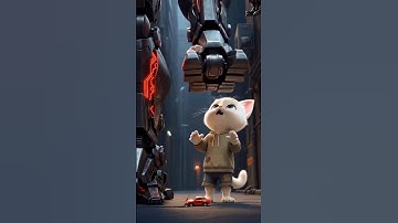 Shocking! The poor kitten has the Transformer! #shorts #cat #ai #story #kitten #transformers