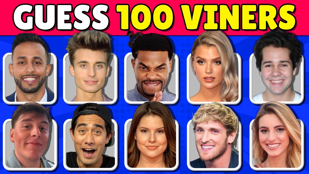 CAN YOU GUESS THE VINER? 🤔 | 100 Most Famous People In The World 🌍