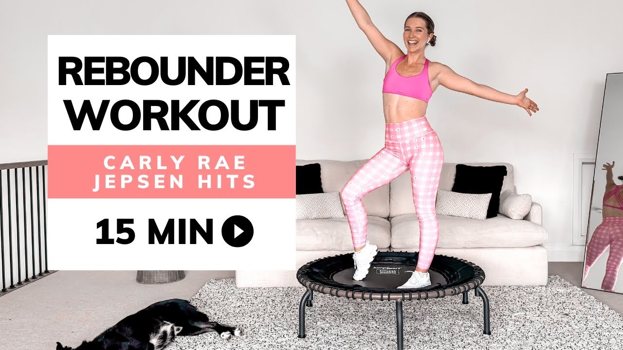 15-Minute Rebounding Dance Party | Fun Mini Trampoline Workout to Carly Rae Jepsen Hits