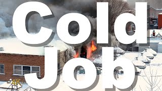 Montréal: Flames flare up mid-way thru harsh fire battle 12-25-2025