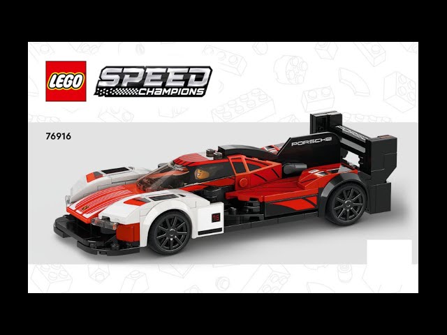 LEGO Instructions | Speed Champions | 76916 | Porsche 963
