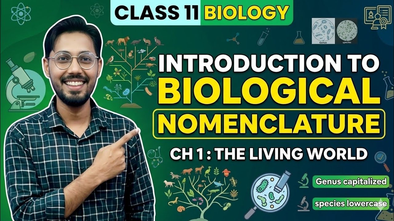 Binomial Nomenclature Explained! | Class 11 Biology | The Living World ...