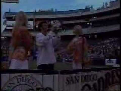 David Longoria trumpet The National Anthem San Diego Padres