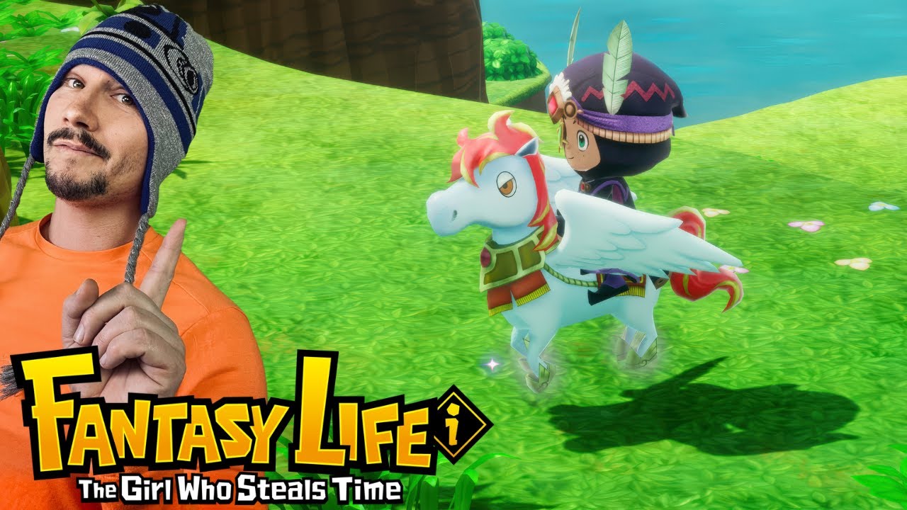 Pegasus Unicorn Mount in Fantasy Life i: The Girl who Steals Time!