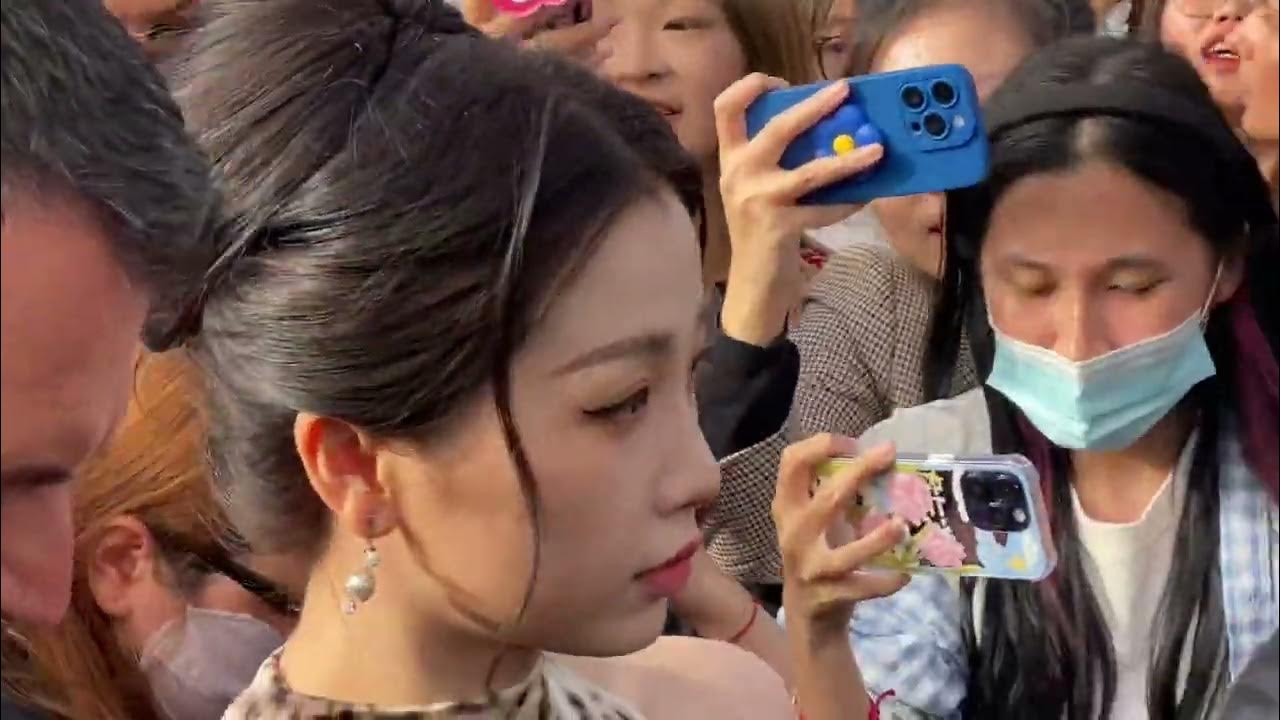 Esther Yu 於以斯帖 at fashion show givenchy In paris 29/September/2023