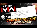 How to check if you are shadow banned in mw3  warzone  mw2