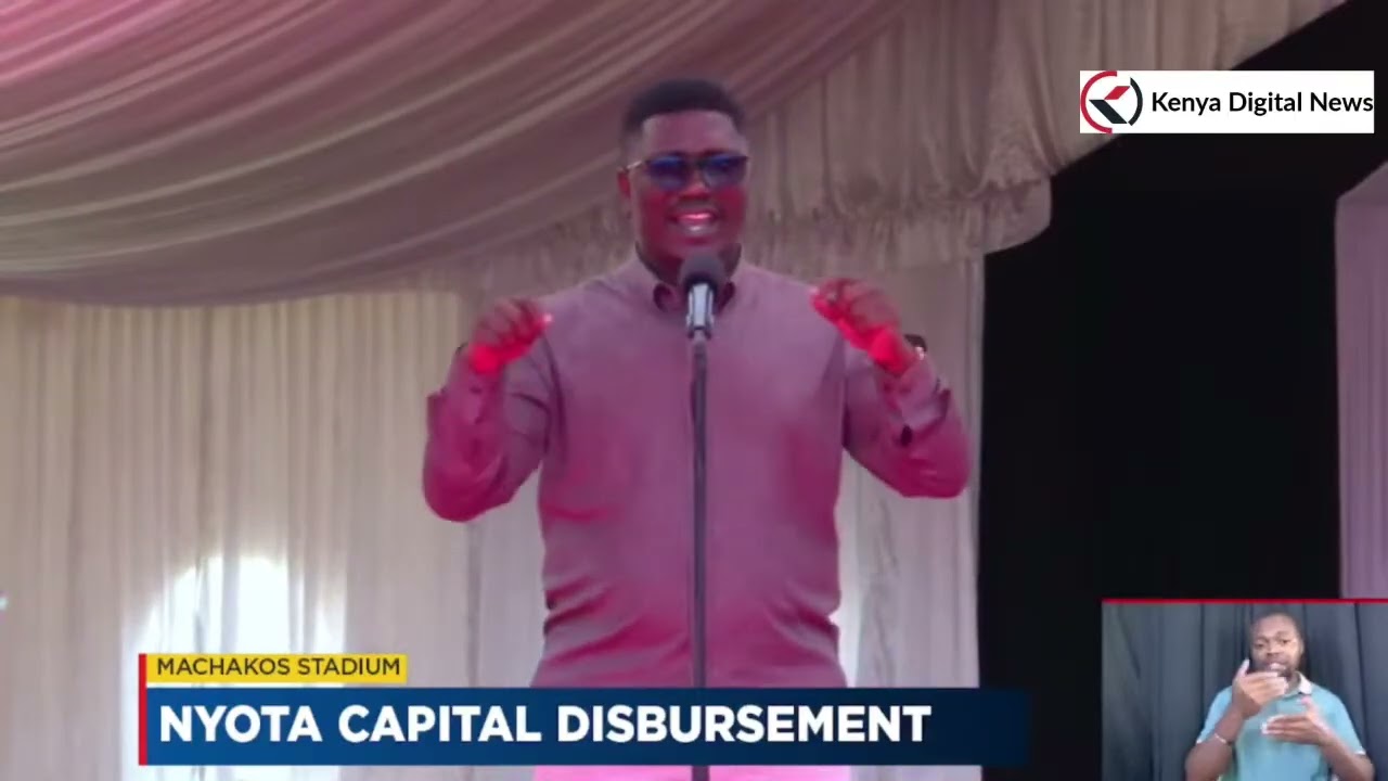 Rais Ruto Ametupanga, PS Fikirini Jacobs Urges Machakos youths to Make Good Use of NYOTA Fund