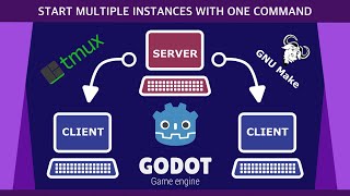 Godot 3 Spawn multiple debug instances for Multiplayer testing in a single command