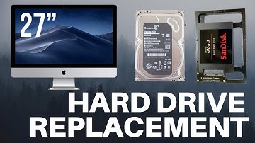 🛠️ 🖥️ 🍏 💽 iMac 27" 2012-2015 Hard Drive Replacement or SSD Upgrade