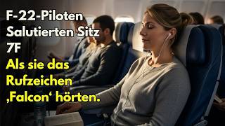 F-22-Piloten salutierten Sitz 7F, als sie das Rufzeichen ‚Falcon‘ hörten.