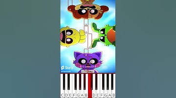 Smiling Critters Ouch Challenge (@DDDDani1) Poppy Playtime Chapter 3 - Octave Piano Tutorial