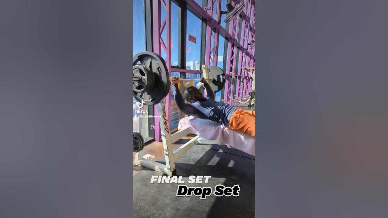 Bench Press Drop Set for Muscle Hypertrophy DropSet BenchPress 