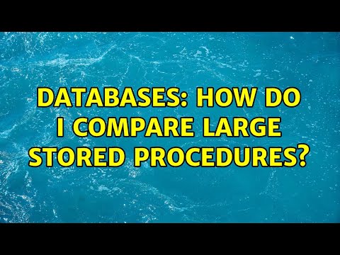 Databases: How do