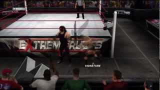 Machinima WWE Extreme Rules 2012 Randy Orton vs Kane Falls count anywhere part 1 (PG)