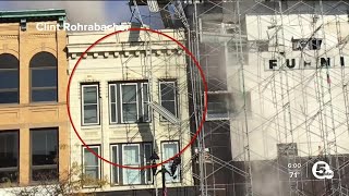 Historic building demolition goes wrong, damaging multiple buildings in collapse