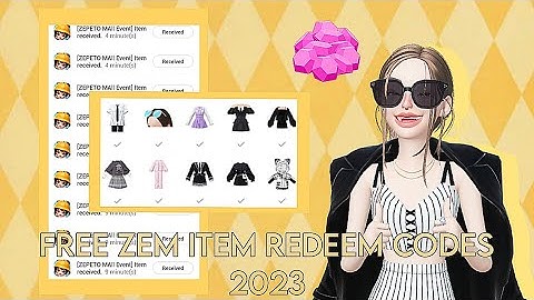 Zepeto Tutorial: How to get free zem items (Redeem Codes 2023)