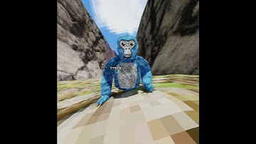 Day 1 of making gorilla tag walk animations in blender