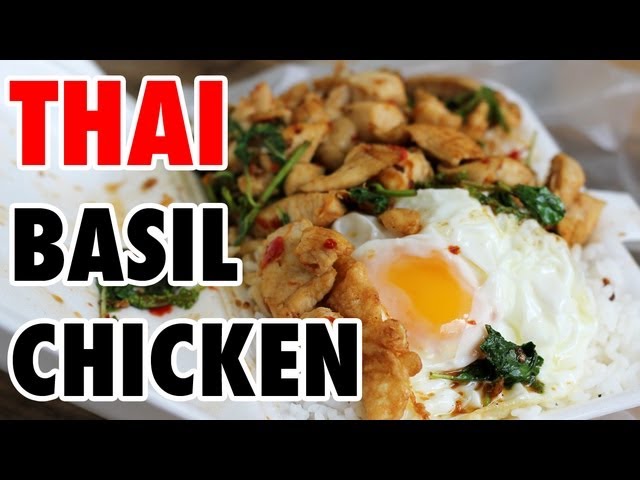 Thai Basil Chicken: Bangkok $1 Lunch (กระเพราไก่ไข่ดาว) | Mark Wiens