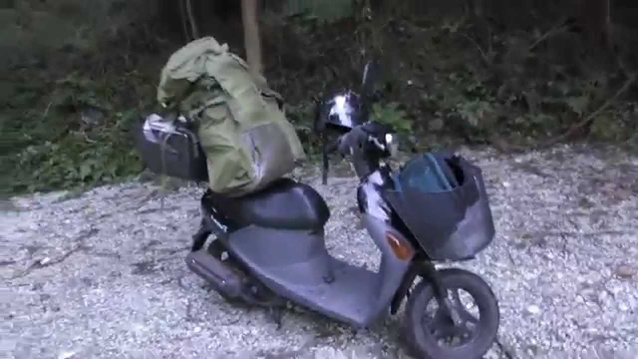 原付バイクでツーリングソロキャンプ Youtube