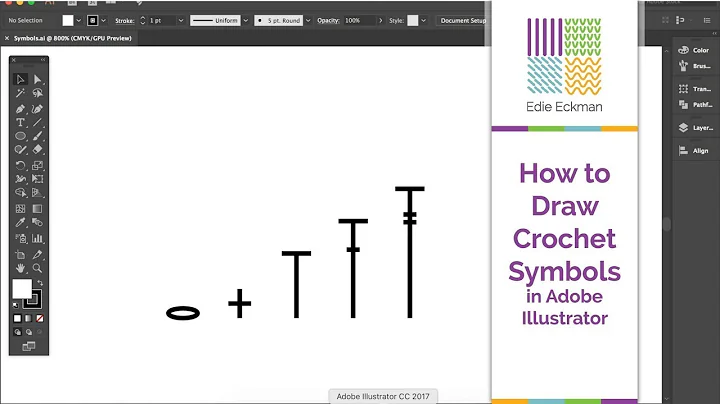 Master Crochet: Draw Symbols with Illustrator