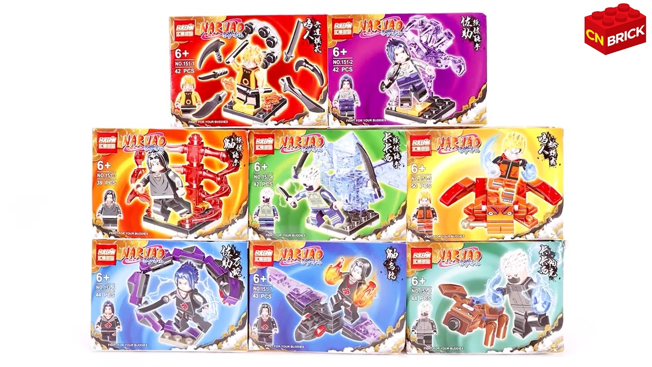 【フルコンプ】豪華13枚セット NARUTO 極秘任務 全6種 ＋究極モード解放 So Many Lego Naruto Weapons and Creatures in 8 Boxes Hjlepin151