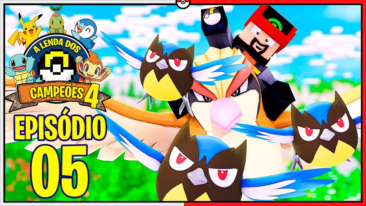 Minecraft A Lenda dos Campeões 4 #5 - Em Busca do Corviknight Perfeito [Pixelmon]