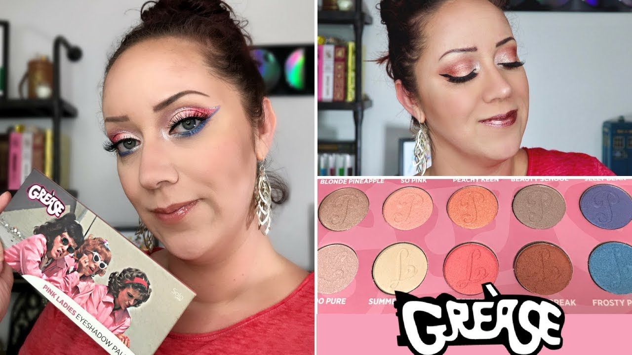 Grease Pink Ladies Palette Review 2 Looks Youtube
