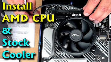 How to install an AMD CPU and AMD Wraith Stock CPU Cooler