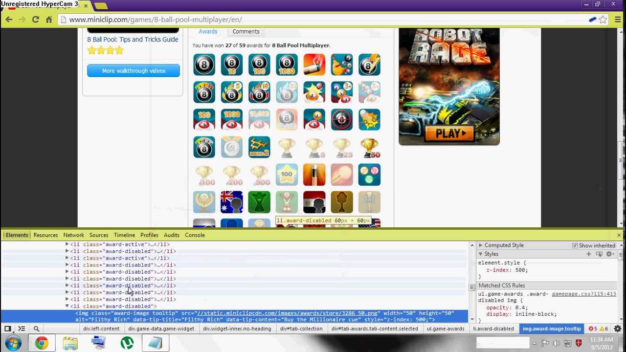 How to enable all awards in Miniclip 8 Ball Pool ...