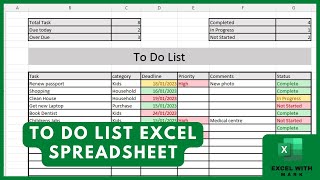 How To Make A Daily To Do List In Excel screenshot 3