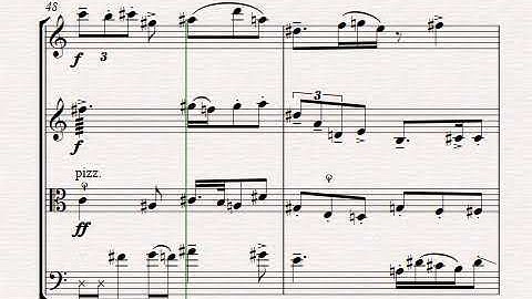 String Quartet no 2 To the Birds in the Trees Op.13